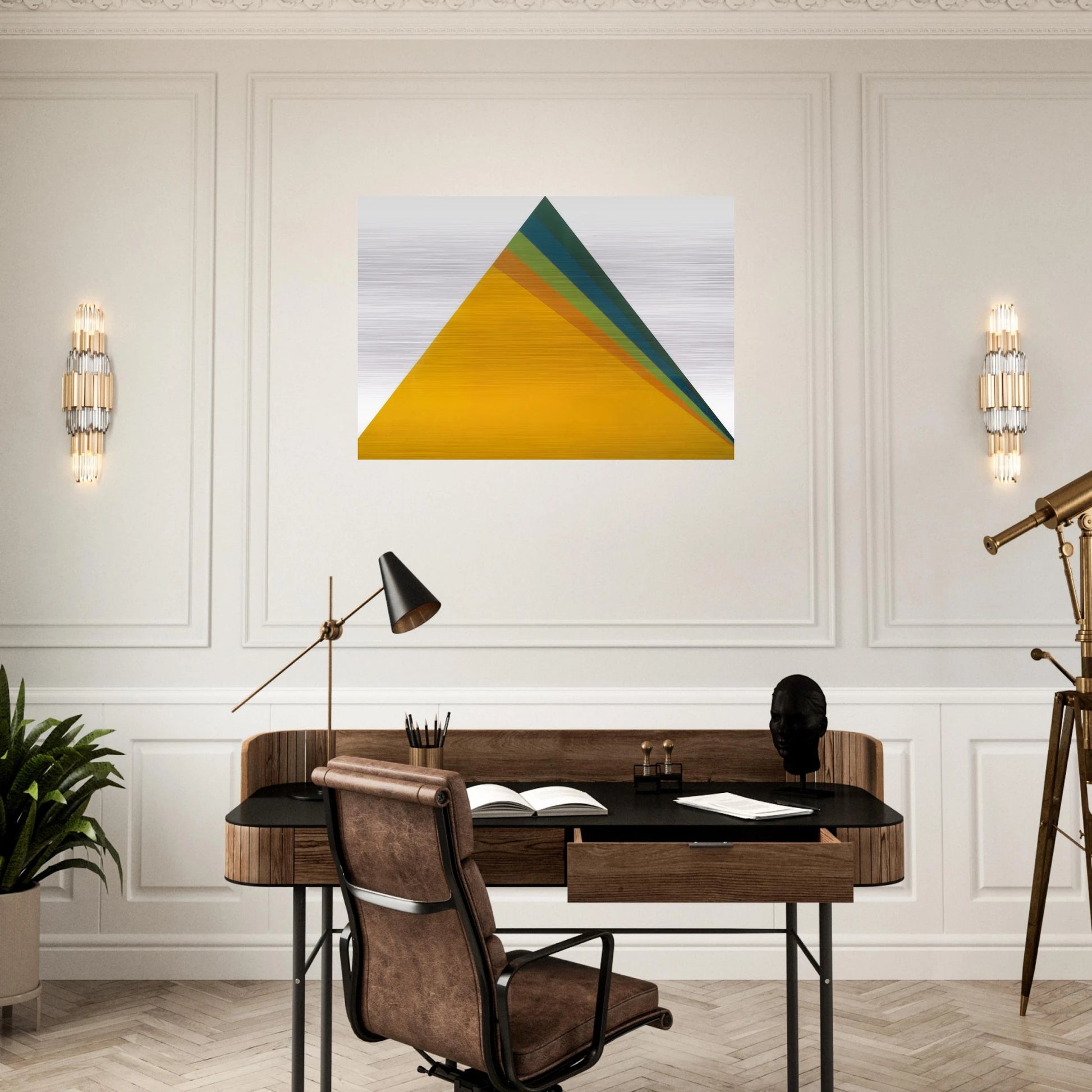 Green Sound - 1964 - Jeremy Moon Brushed Aluminum Print - 70x100 cm / 28x40 inches | Jeremy Moon Aluminum Print | Jeremy Moon Prints