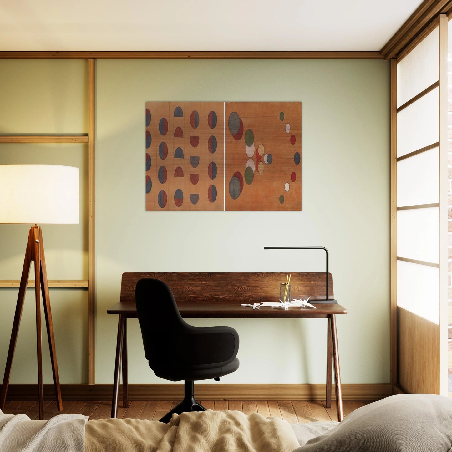 Diptych - 1956 1 - Lolo Soldevilla Brushed Aluminum Print - 70x100 cm / 28x40 inches | Lolo Soldevilla Aluminum Print | Lolo Soldevilla Prints
