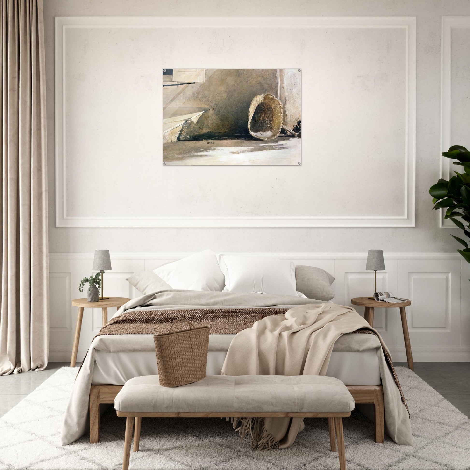 MONDAY MORNING - Andrew Wyeth Acrylic Print - 70x100 cm / 28x40″ inches