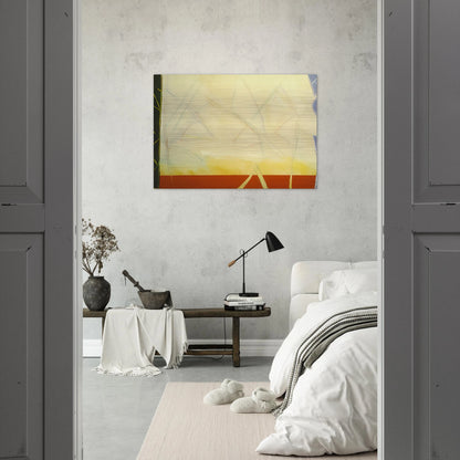 Rights Of Man 6 - 1988 - Ronnie Landfield Brushed Aluminum Print - 70x100 cm / 28x40 inches | Ronnie Landfield Aluminum Print | Ronnie Landfield Prints