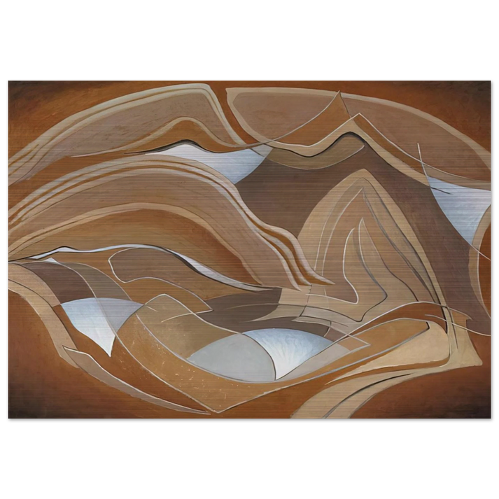 Nature Rhythms - 1950 - Lawren Harris Brushed Aluminum Print - 70x100 cm / 28x40 inches | Lawren Harris Aluminum Print | Lawren Harris Prints