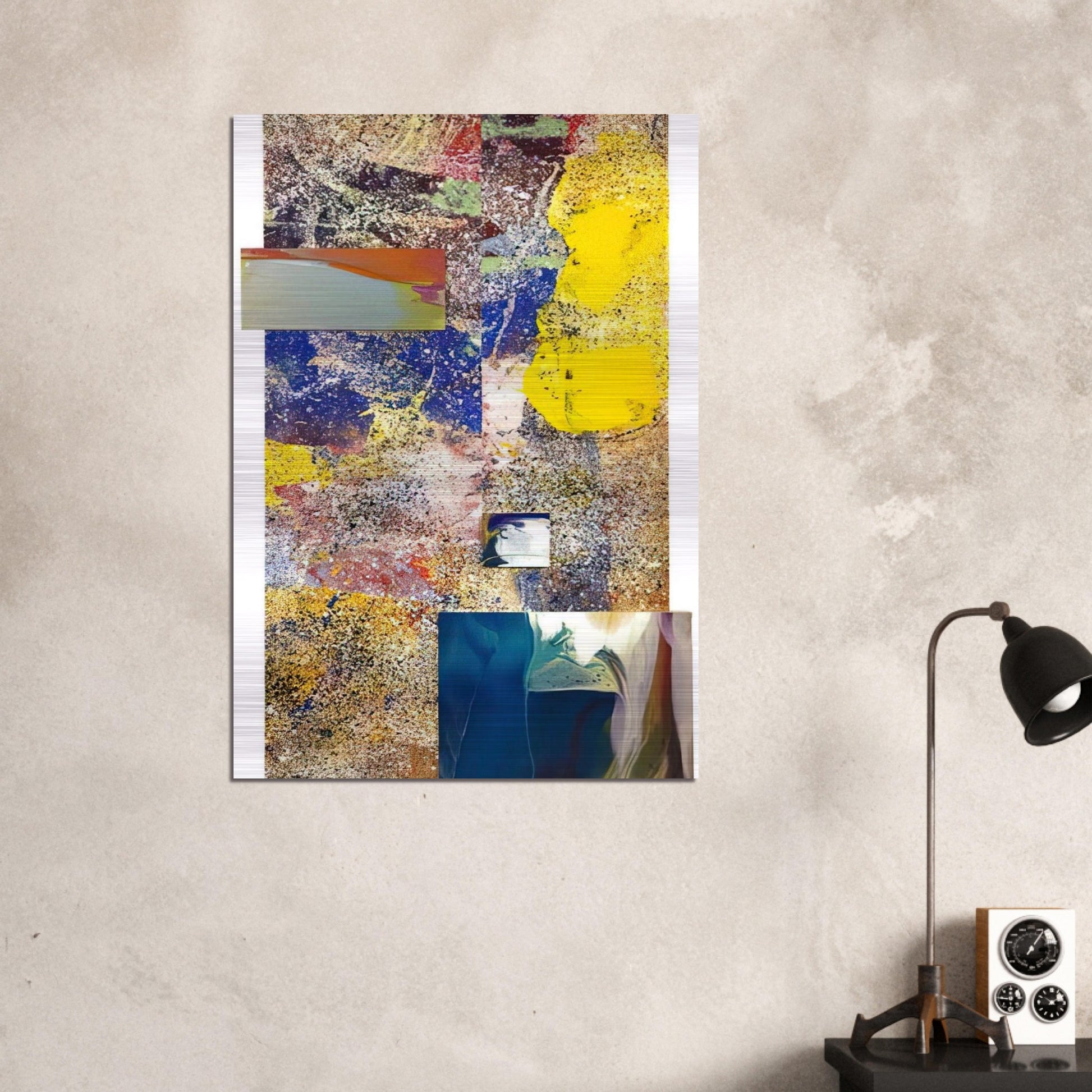 Remembering Girls Ajar - Sam Gilliam Brushed Aluminum Print - 70x100 cm / 28x40 inches | Sam Gilliam Aluminum Print | Sam Gilliam Prints