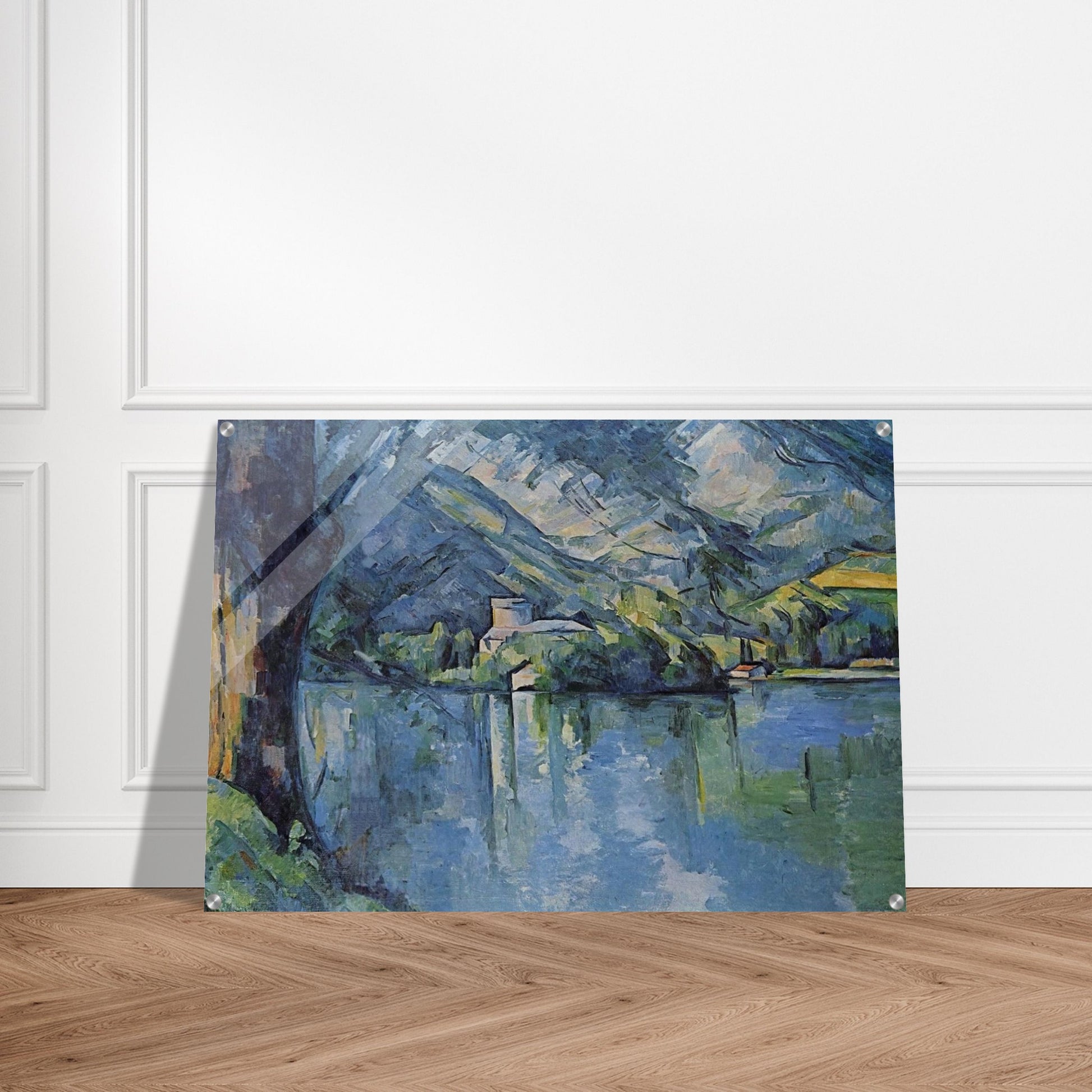 The Lac d'Annecy - Paul Cézanne Acrylic Print - 70x100 cm / 28x40″ inches