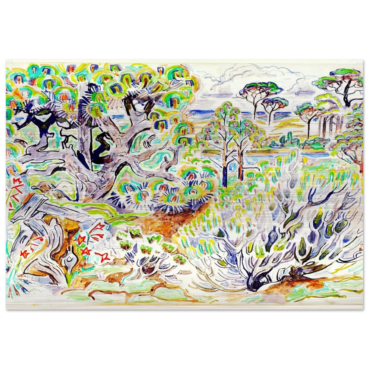Walter Anderson - Walter Anderson Brushed Aluminum Print - 70x100 cm / 28x40 inches | Walter Anderson Aluminum Print | Walter Anderson Prints