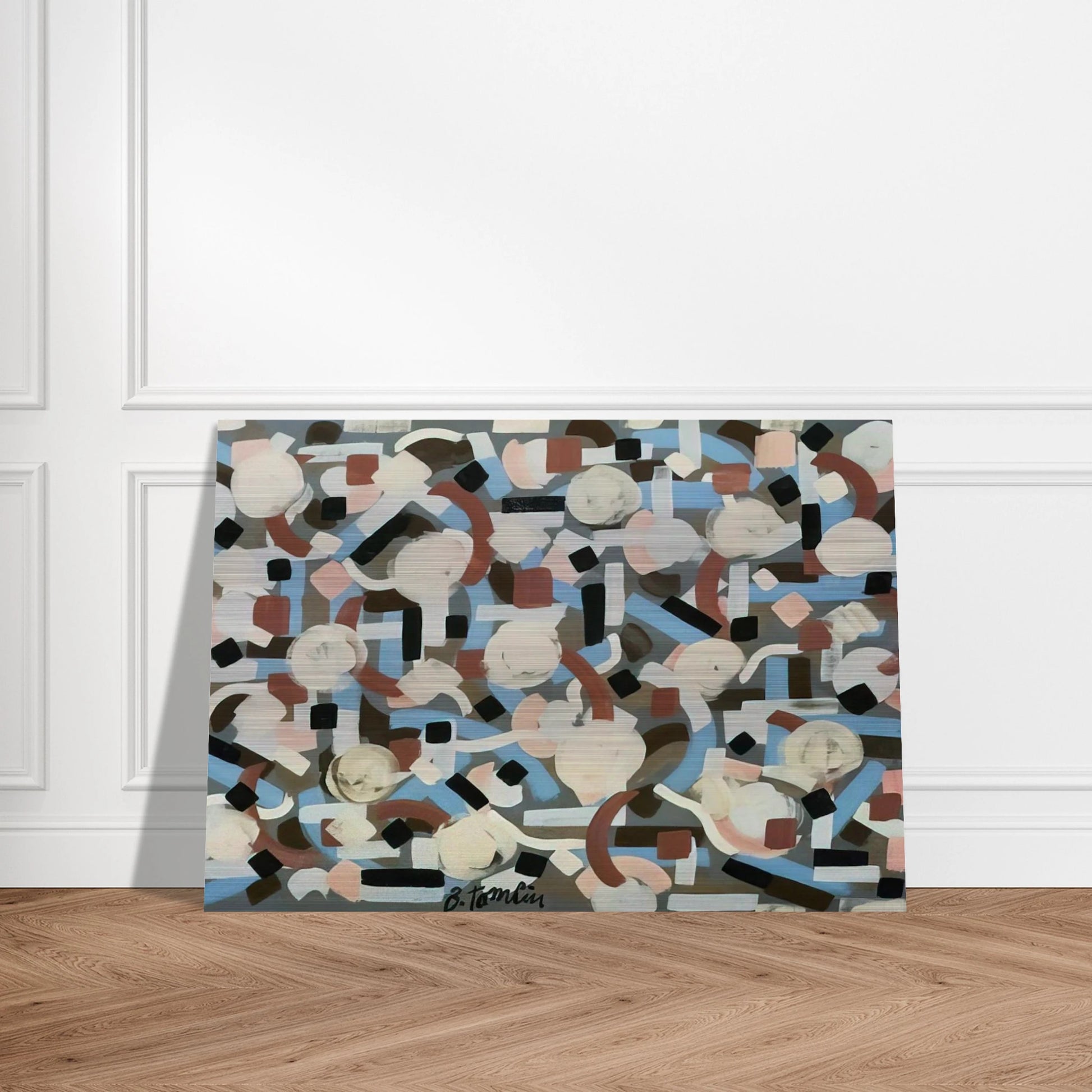 Untitled - 1952 - Bradley Walker Tomlin Brushed Aluminum Print - 70x100 cm / 28x40 inches | Bradley Walker Tomlin Aluminum Print | Bradley Walker Tomlin Prints