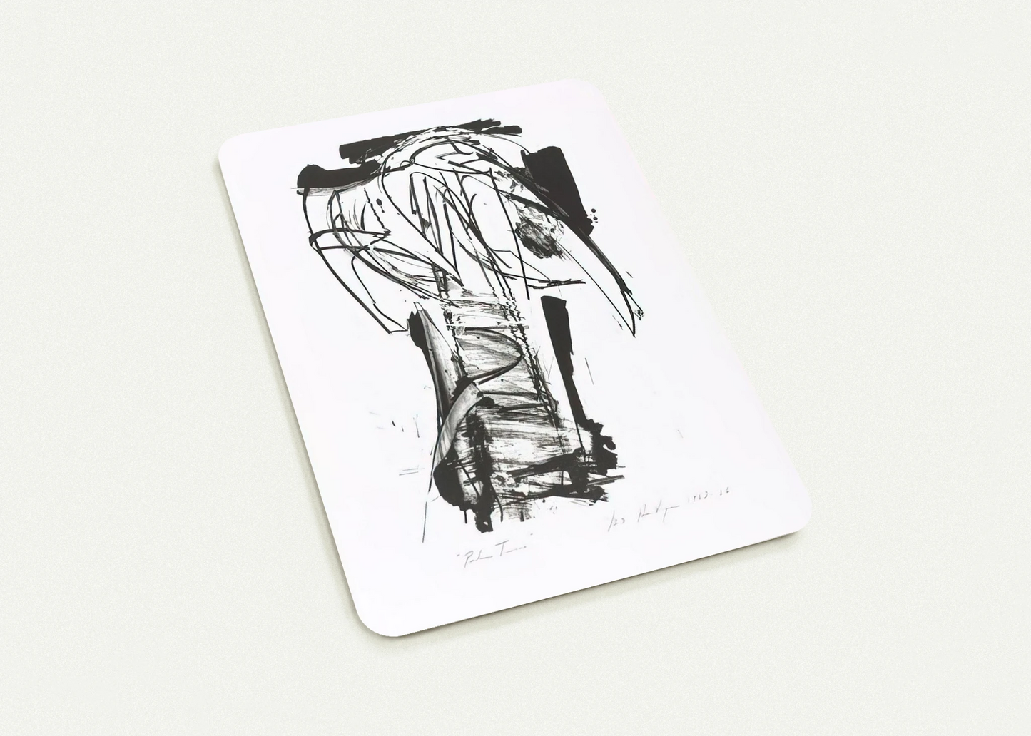 Palm Trees, from the Series The Archaics By Grace Hartigan Pack of 10 Post Cards | Grace Hartigan Post Cards | A6 (10.5 x 14.8 cm) - 4.1 x 5.8 inches