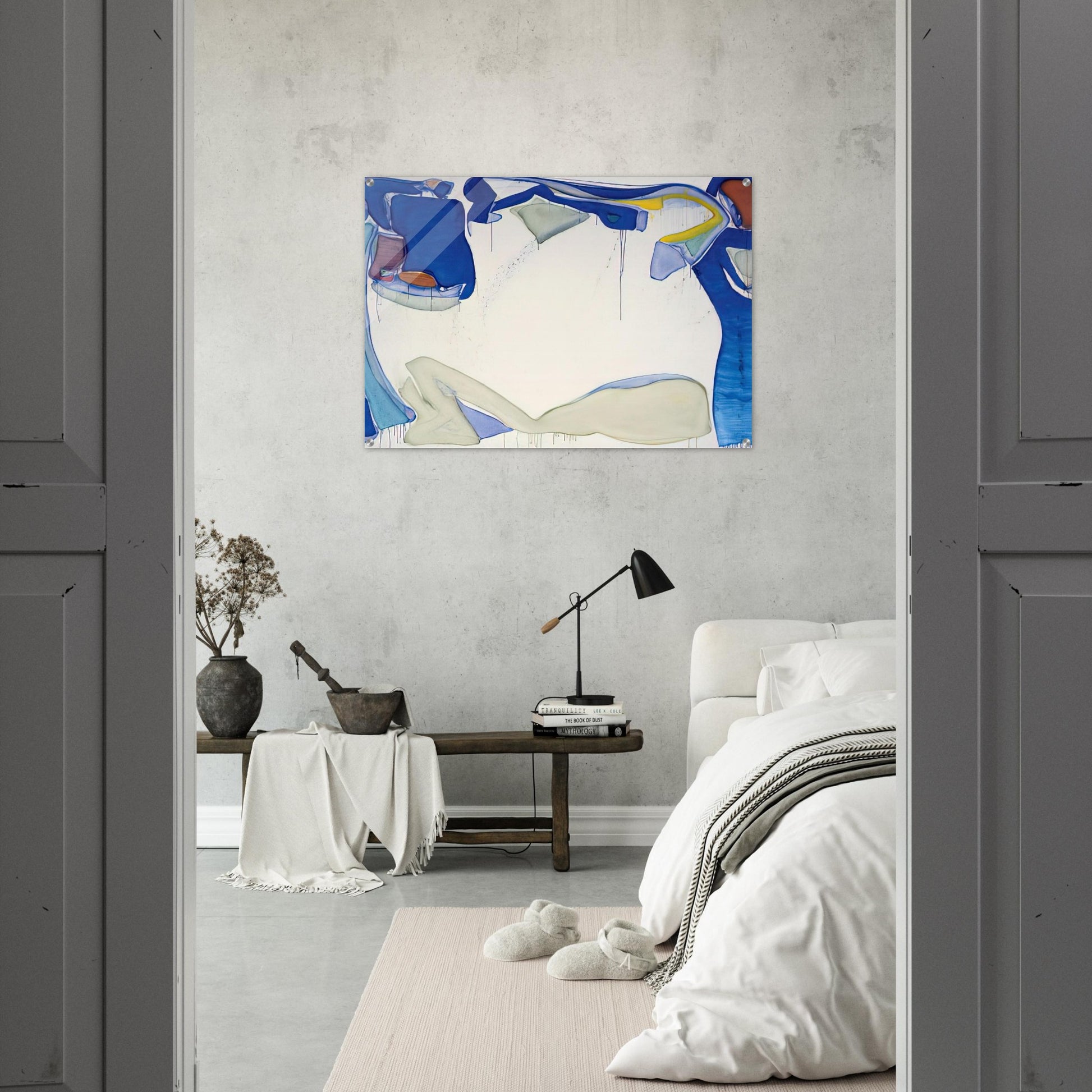 Mantis - Sam Francis Acrylic Print - 70x100 cm / 28x40″ inches