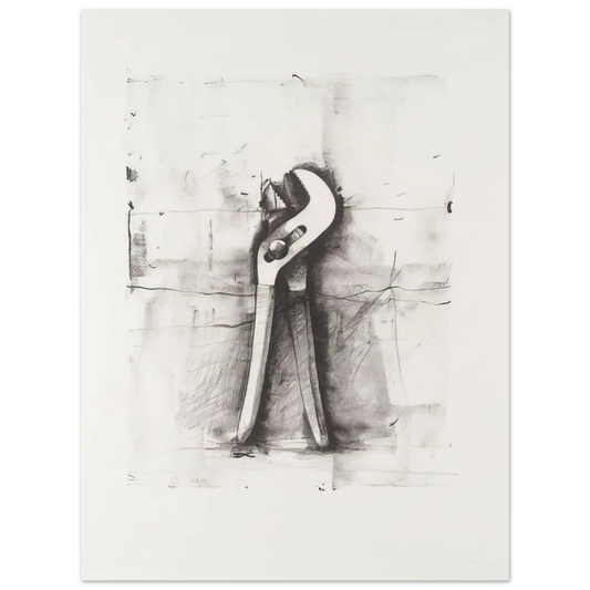Jim Dine - UNTITLED FROM TEN WINTER TOOLS 1973  75x100 cm / 30x40inches Fine Art Poster