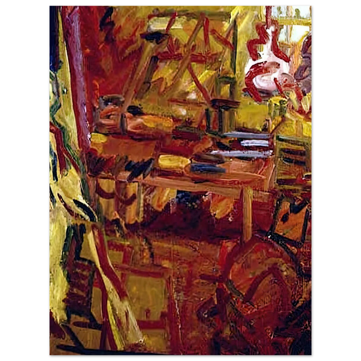 Frank Auerbach - IN THE STUDIO  75x100 cm / 30x40inches Fine Art Poster