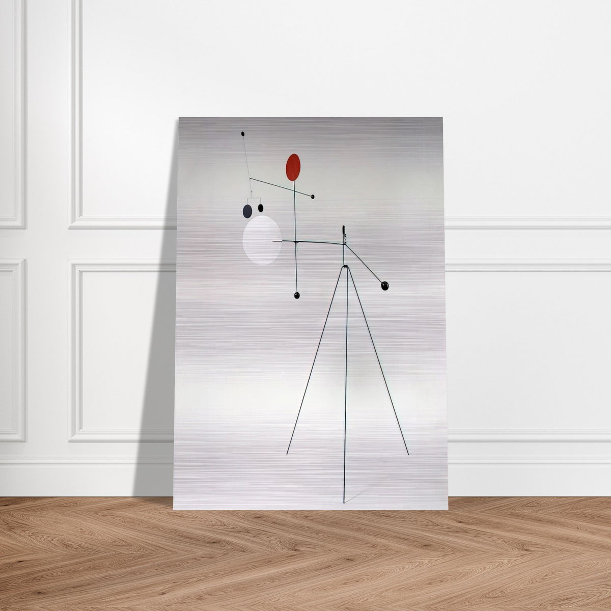 UNTITLED 1934 - Alexander Calder Brushed Aluminum Print - 70x100 cm / 28x40 inches | Alexander Calder Aluminum Print | Alexander Calder Prints