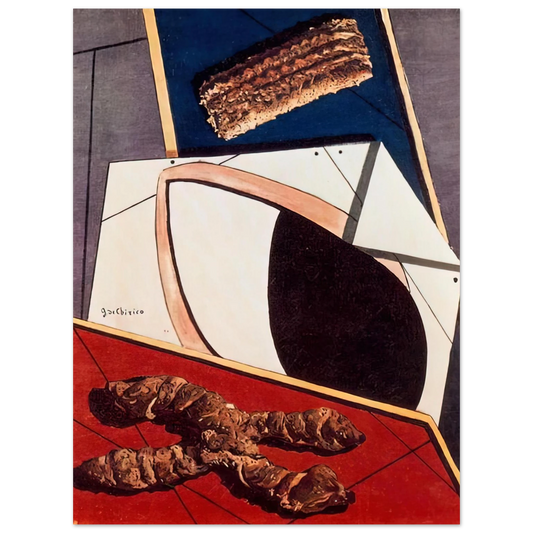 Giorgio de Chirico - GREETINGS FROM A DISTANT FRIEND  75x100 cm / 30x40inches Fine Art Poster