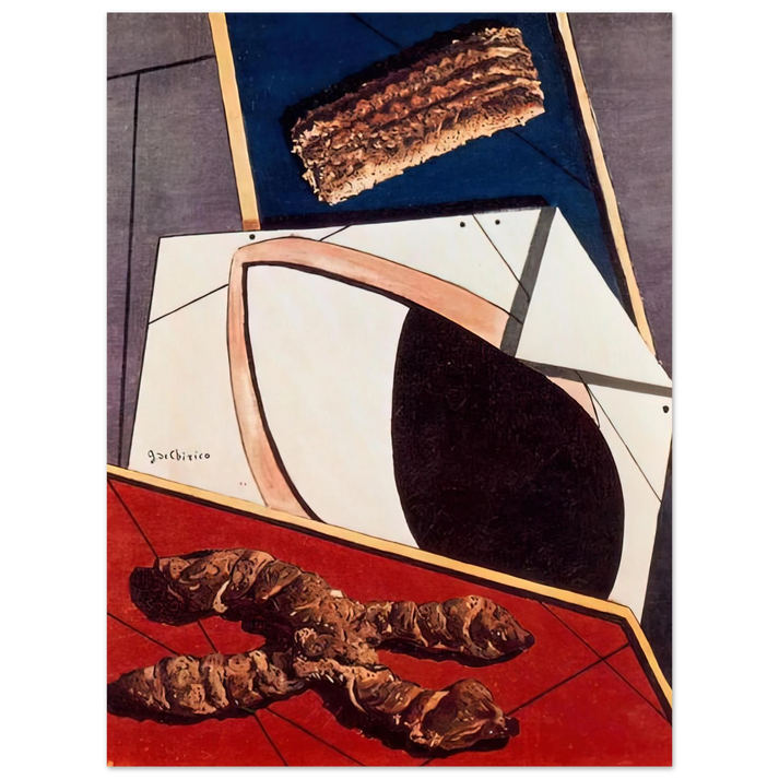 Giorgio de Chirico - GREETINGS FROM A DISTANT FRIEND  75x100 cm / 30x40inches Fine Art Poster