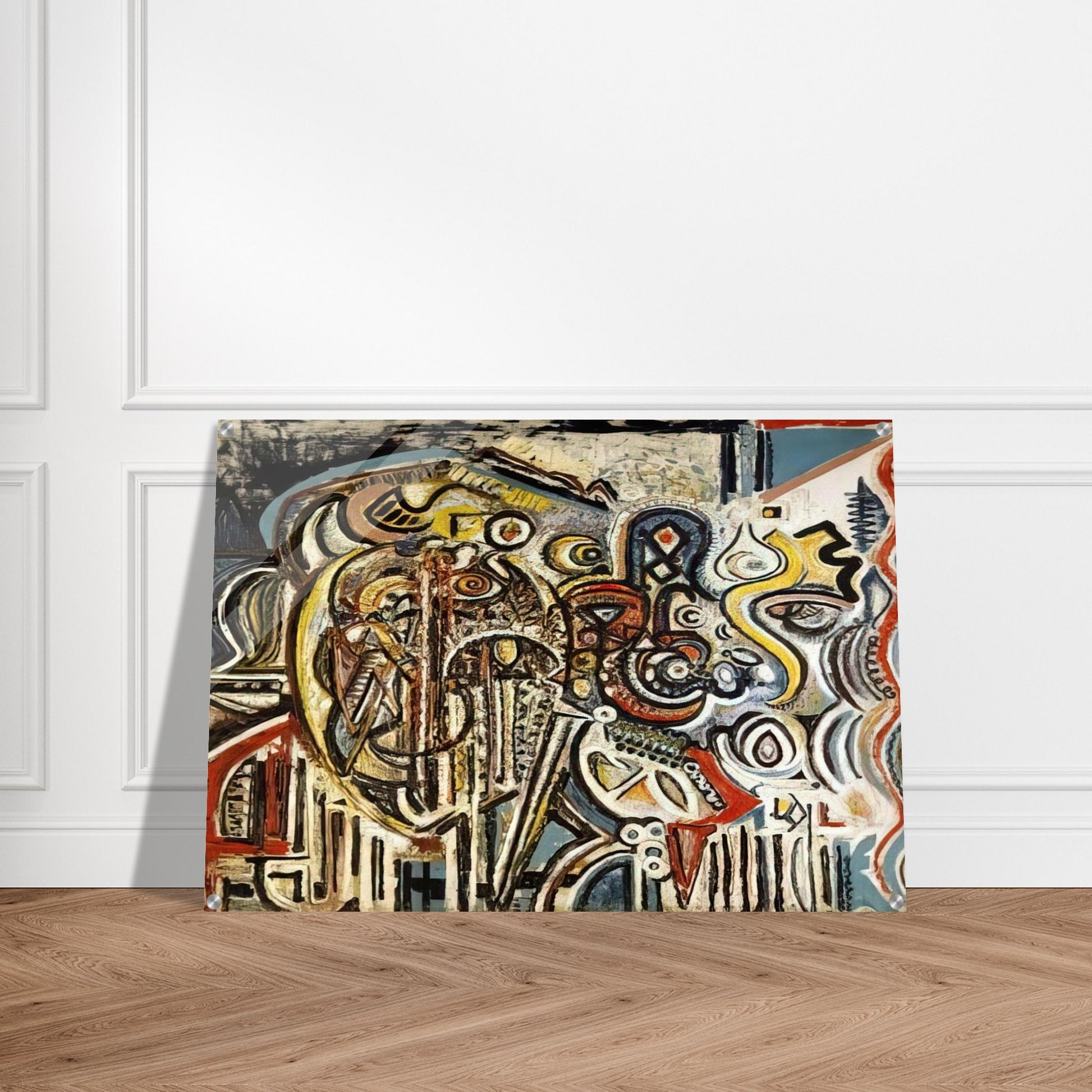 Portrait of Pegeen - Richard Pousette-Dart Acrylic Print - 70x100 cm / 28x40″ inches