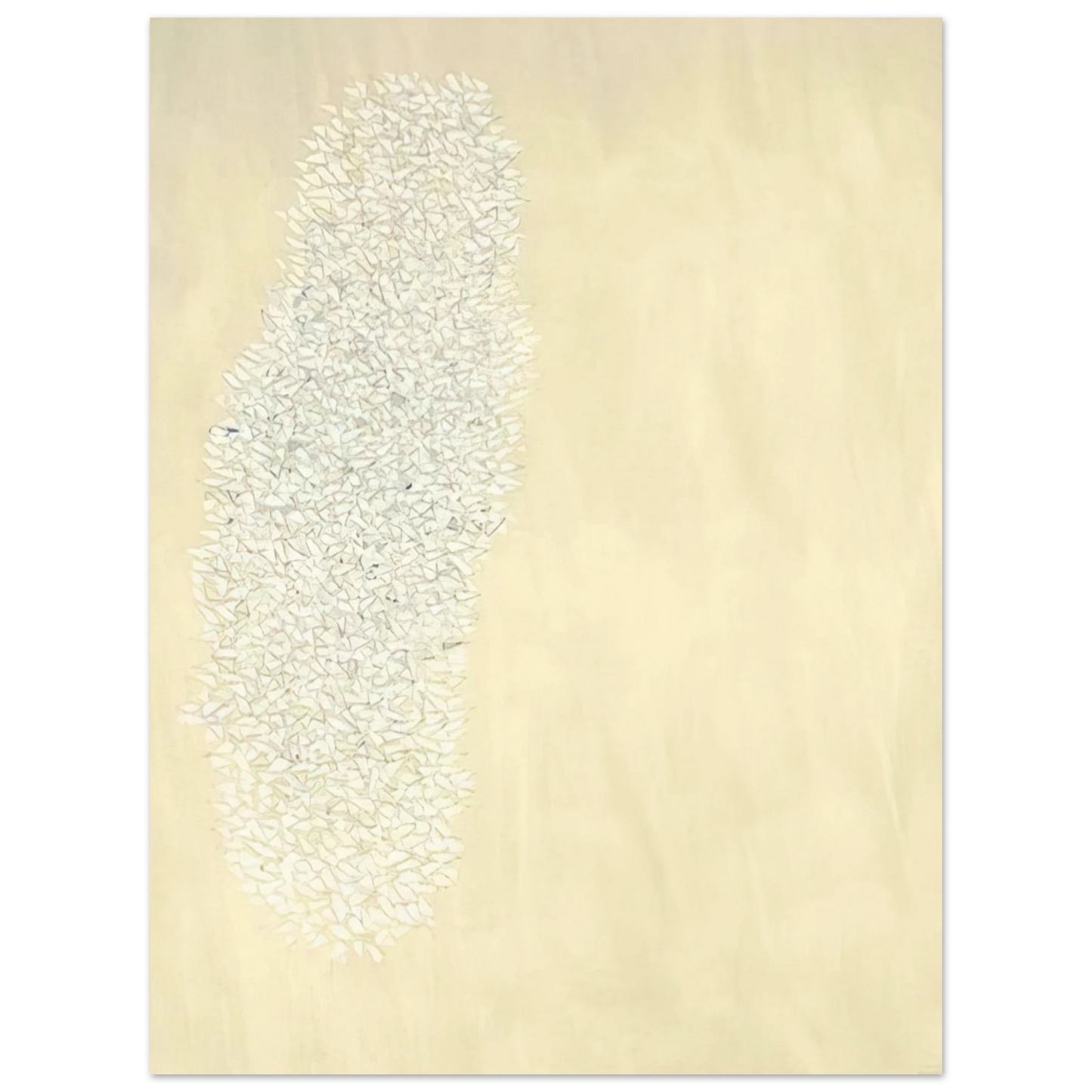 Robert Goodnough - Light Gray - Tan - 1978  75x100 cm / 30x40inches Fine Art Poster