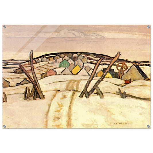The Winter Road, Quebec - 1921 - A.Y. Jackson Acrylic Print - 70x100 cm / 28x40″ inches