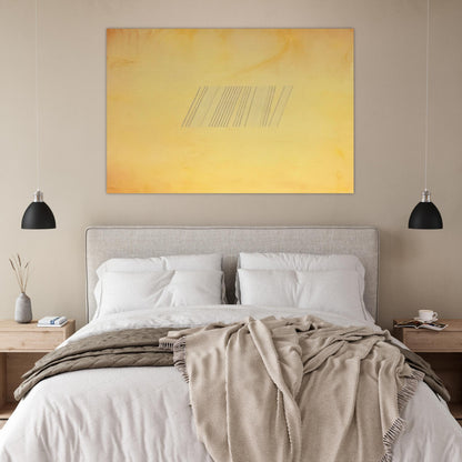 Blue Line Painting - 1969 - Ronnie Landfield Art Prints - 100x150 cm / 40x60″ inches | Ronnie Landfield Poster | Ronnie Landfield Prints