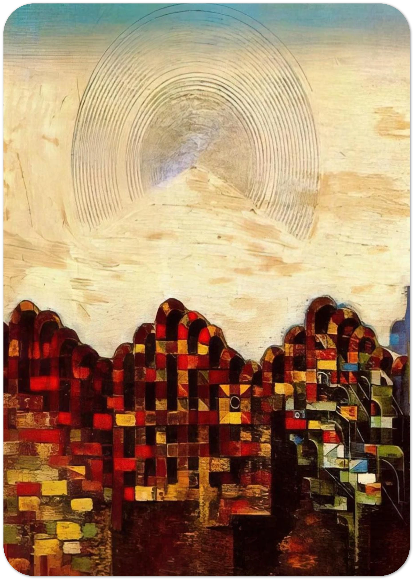 Paris dream By Max Ernst Pack of 10 Post Cards | Max Ernst Post Cards | A6 (10.5 x 14.8 cm) - 4.1 x 5.8 inches