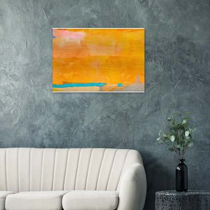 Royal Fireworks, 1975- - Helen Frankenthaler Brushed Aluminum Print - 70x100 cm / 28x40 inches | Helen Frankenthaler Aluminum Print | Helen Frankenthaler Prints