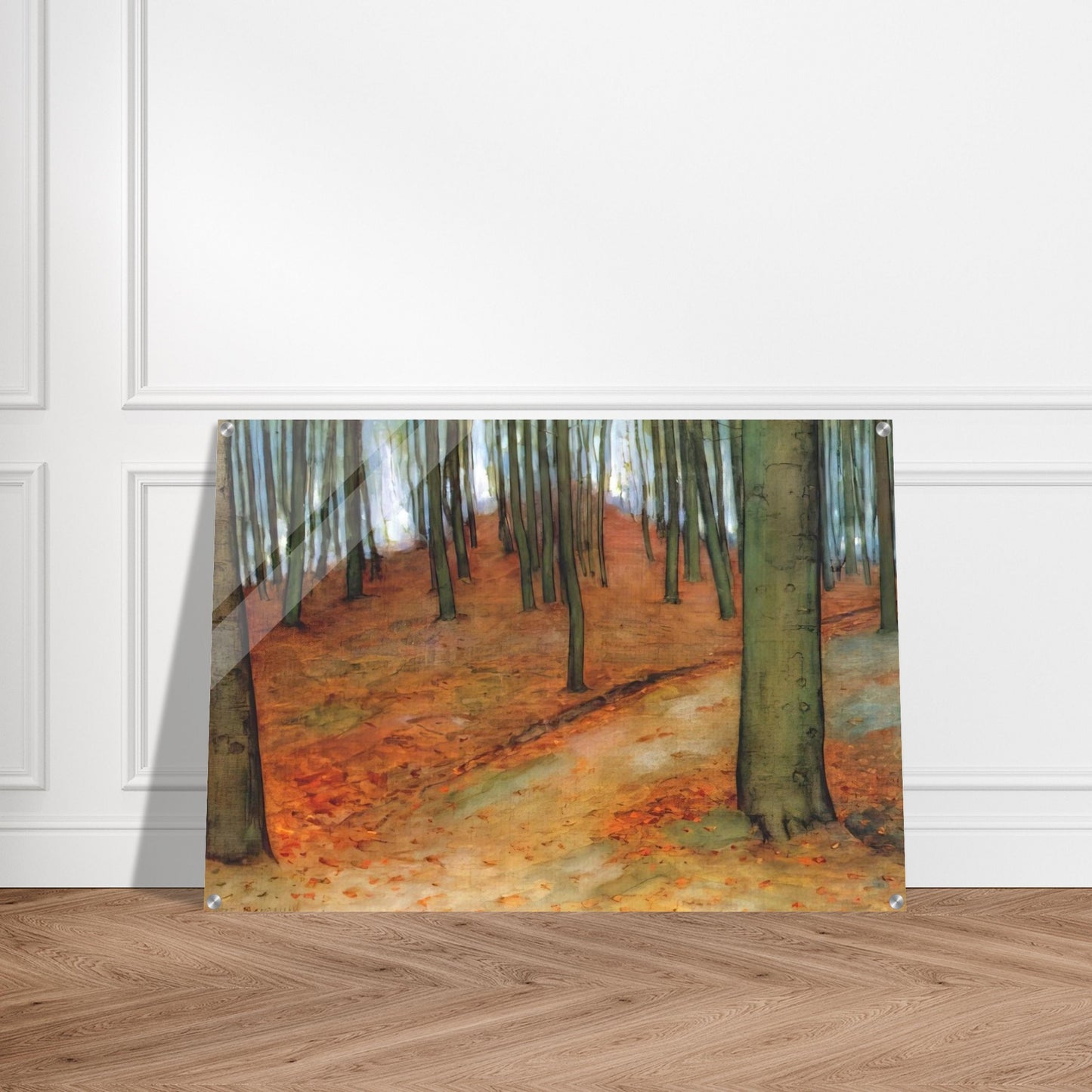Wood with Beech Trees - Piet Mondrian Acrylic Print - 70x100 cm / 28x40″ inches