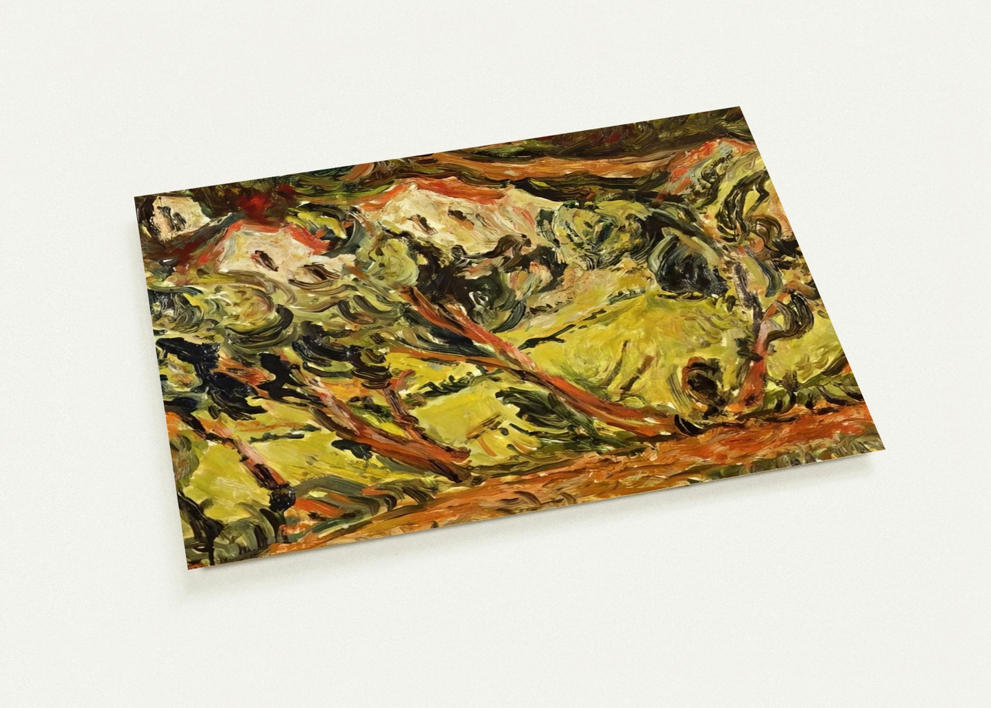 CERET LANDSCAPE 1 By Chaim Soutine Pack of 10 Post Cards | Chaim Soutine Post Cards | A6 (10.5 x 14.8 cm) - 4.1 x 5.8 inches