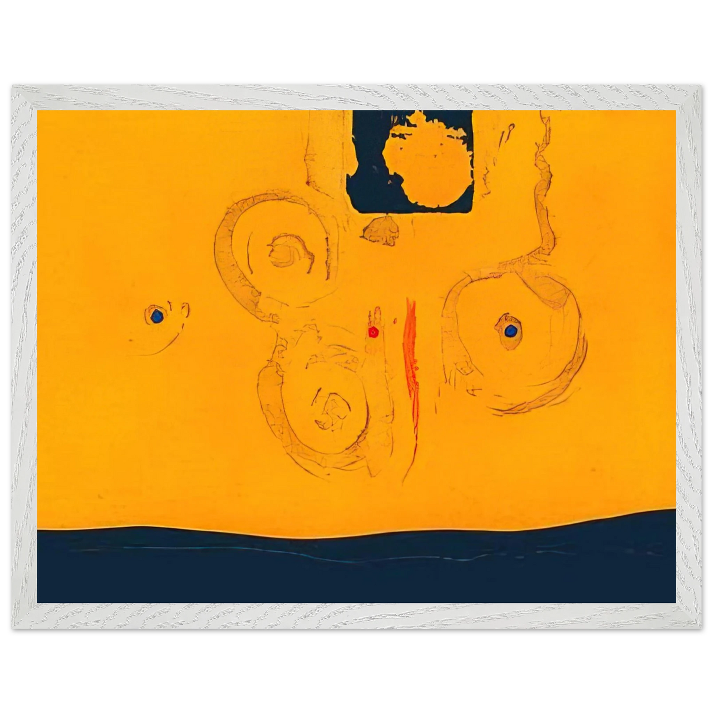 Helen Frankenthaler - Plaza Real - 1988 Wall art - 60x80 cm / 24x32 inches - Fine Art Poster-canvas - -