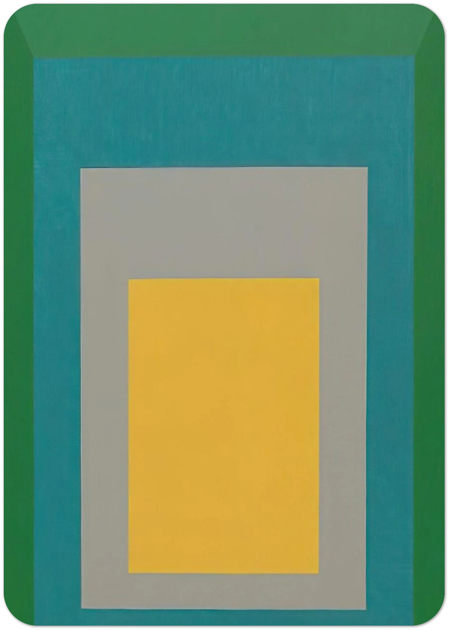 HOMAGE TO THE SQUARE APPARITION 1959 By Josef Albers Pack of 10 Post Cards | Josef Albers Post Cards | A6 (10.5 x 14.8 cm) - 4.1 x 5.8 inches