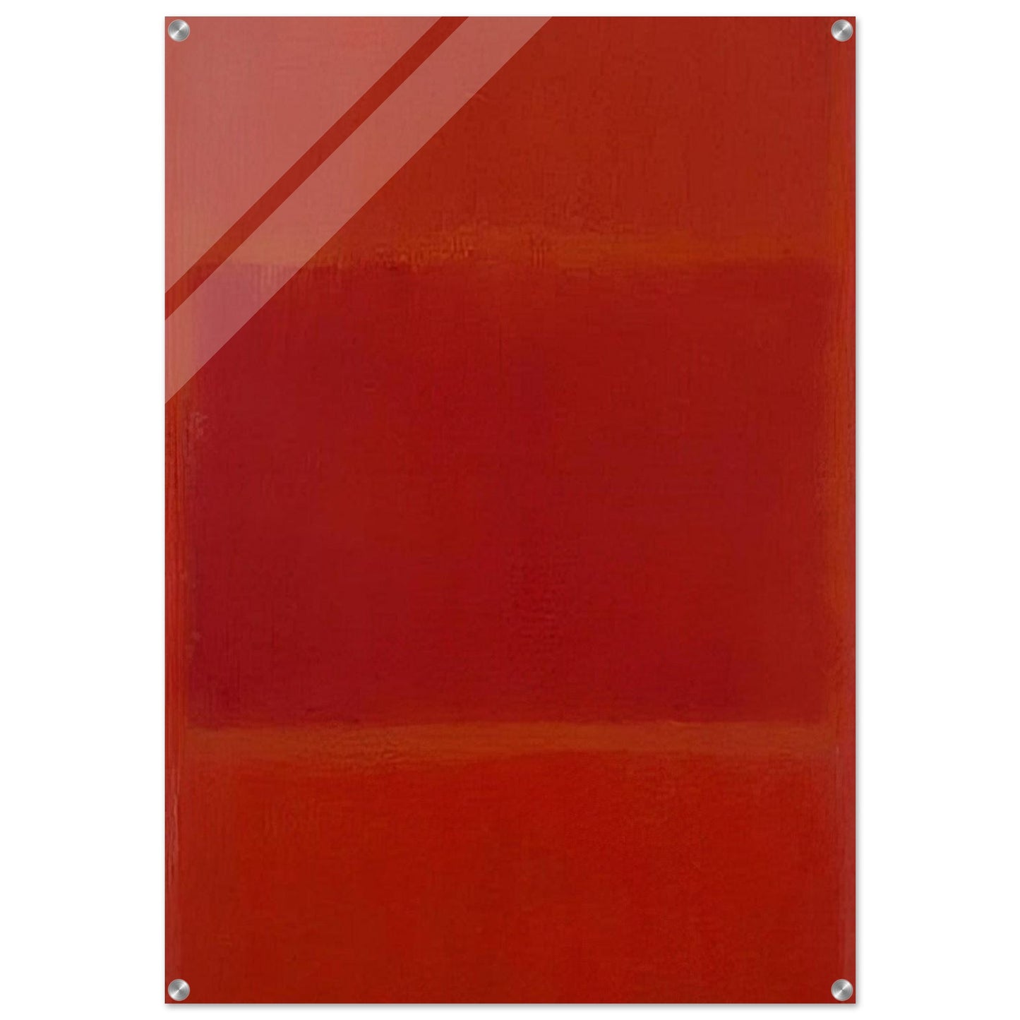 Red and Orange - 1955 - Mark Rothko Acrylic Print - 70x100 cm / 28x40″ inches | Mark Rothko Wall Art | Mark Rothko Prints