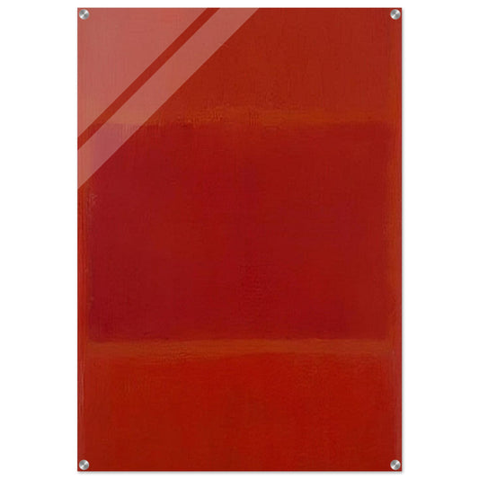 Red and Orange - 1955 - Mark Rothko Acrylic Print - 70x100 cm / 28x40″ inches | Mark Rothko Wall Art | Mark Rothko Prints