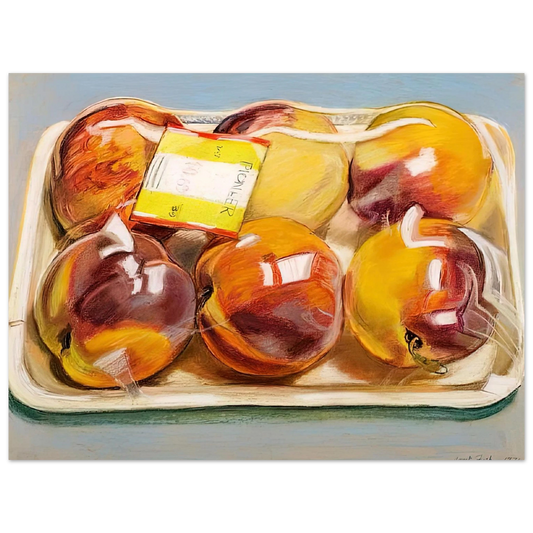 Janet Fish - PEACHES 1971  75x100 cm / 30x40inches Fine Art Poster