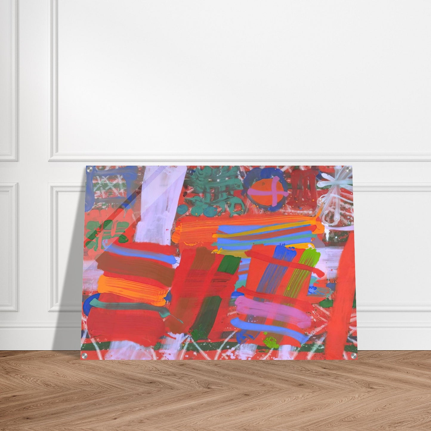 St. Germain - 1995 - Albert Irvin Acrylic Print - 70x100 cm / 28x40″ inches