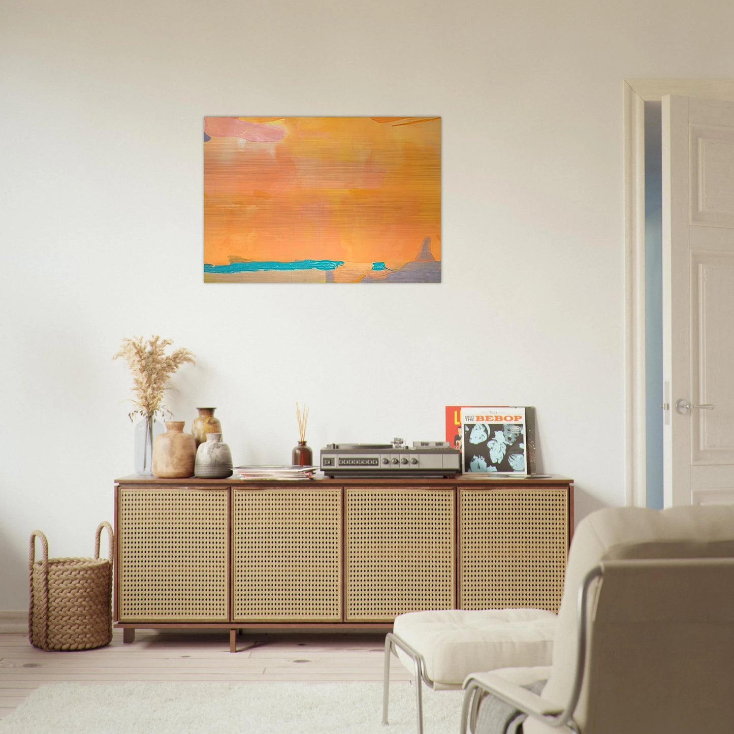 Royal Fireworks - 1975 - Helen Frankenthaler Brushed Aluminum Print - 70x100 cm / 28x40 inches | Helen Frankenthaler Aluminum Print | Helen Frankenthaler Prints