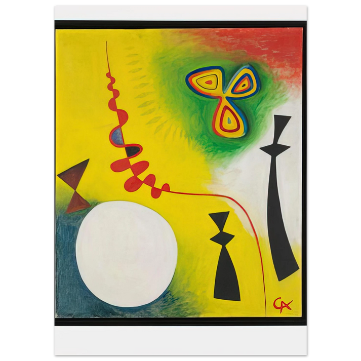 Alexander Calder - FETISHES 1944 Fine Art Poster