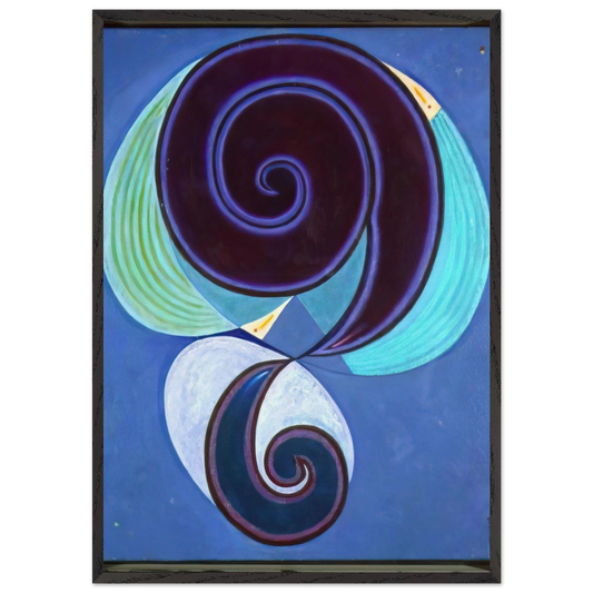 Protoesquema Protodiagram - 1980 - Maruja Mallo 70x100 cm / 28x40 inches Framed Art Print – Black Wooden Frame