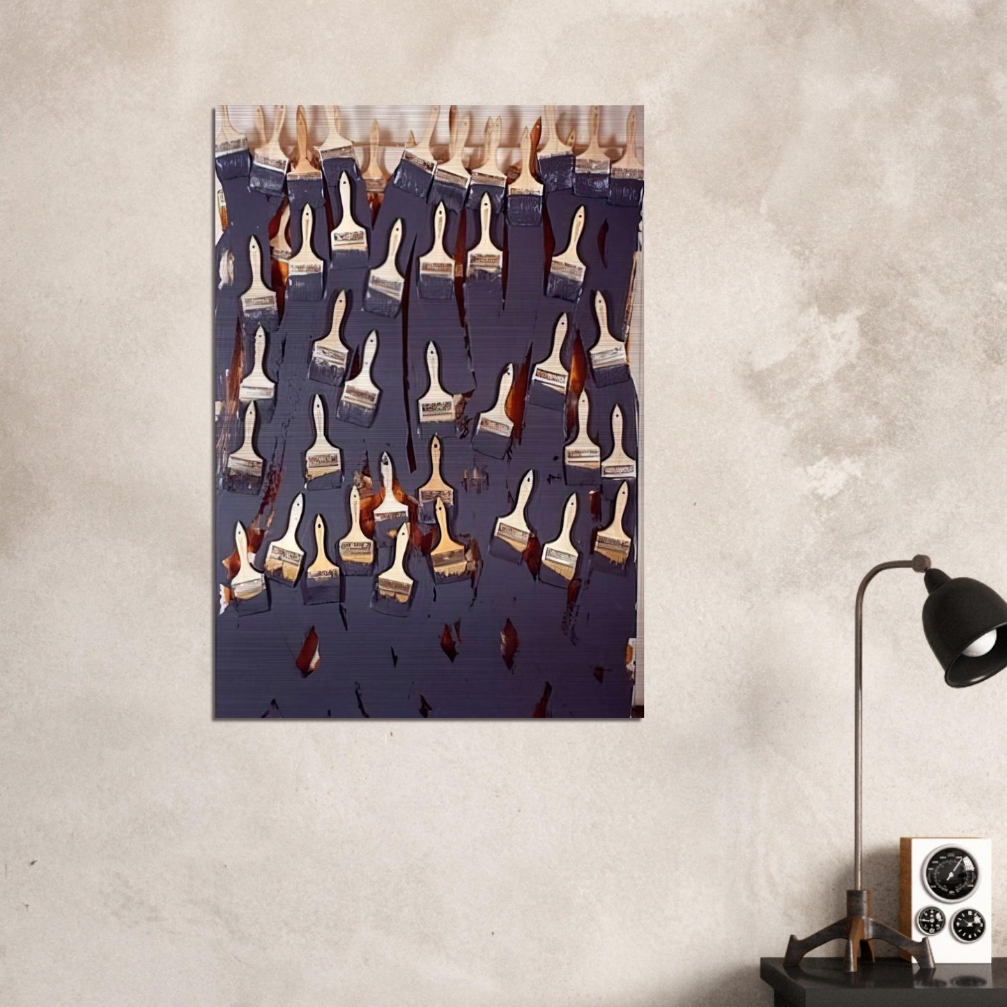 Untitled - 2000 - Arman Brushed Aluminum Print - 70x100 cm / 28x40 inches | Arman Aluminum Print | Arman Prints