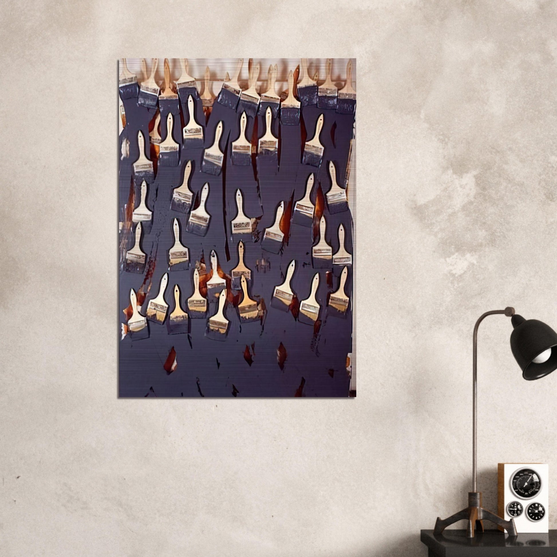 Untitled - 2000 - Arman Brushed Aluminum Print - 70x100 cm / 28x40 inches | Arman Aluminum Print | Arman Prints