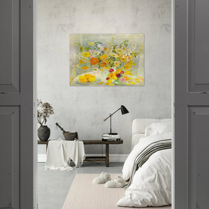 Flower Composition - Post-Impressionism - Le Pho Brushed Aluminum Print - 70x100 cm / 28x40 inches | Le Pho Aluminum Print | Le Pho Prints