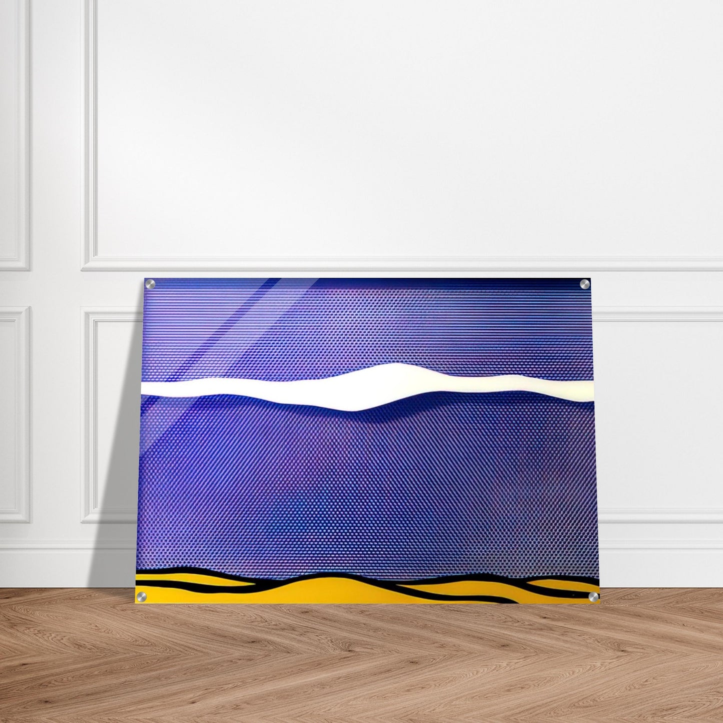 ARCTIC LANDSCAPE 1964 - Roy Lichtenstein Acrylic Print - 70x100 cm / 28x40″ inches