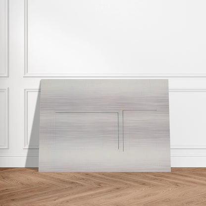 Untitled - 1983 - Fred Sandback Brushed Aluminum Print - 70x100 cm / 28x40 inches | Fred Sandback Aluminum Print | Fred Sandback Prints