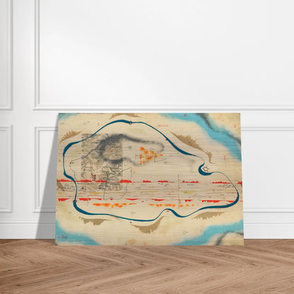 Cosmic Map - 1930 - Bruno Munari Brushed Aluminum Print - 70x100 cm / 28x40 inches | Bruno Munari Aluminum Print | Bruno Munari Prints