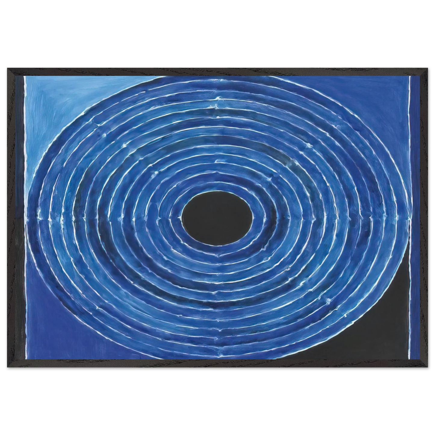 Bindu - Abstract Art - S H Raza 70x100 cm / 28x40 inches Framed Art Print – Black Wooden Frame