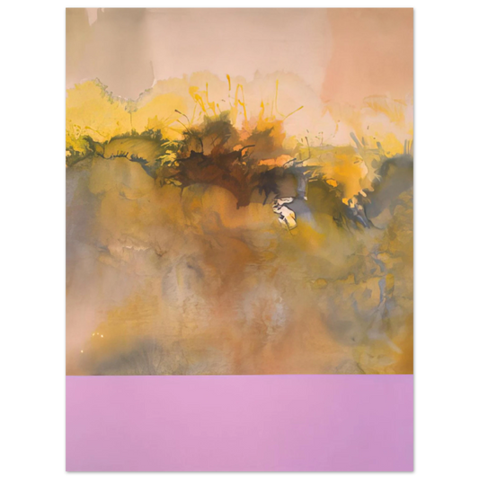 Ronnie Landfield - Isidiris - 1969  75x100 cm / 30x40inches Fine Art Poster