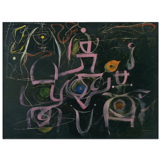 Bradley Walker Tomlin - Number 3 - 1948  75x100 cm / 30x40inches Fine Art Poster