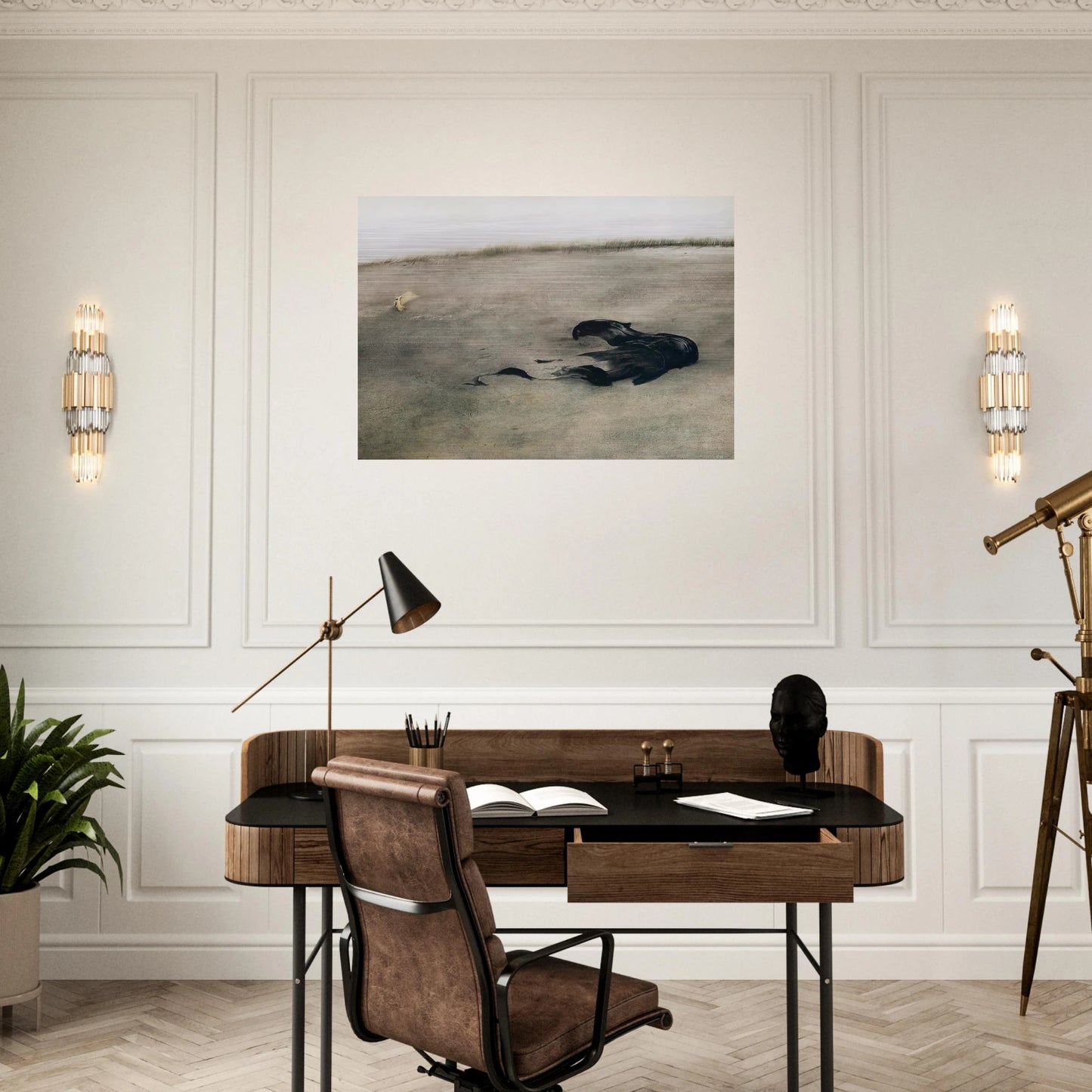 NOT DETECTED 37 - Andrew Wyeth Brushed Aluminum Print - 70x100 cm / 28x40 inches | Andrew Wyeth Aluminum Print | Andrew Wyeth Prints