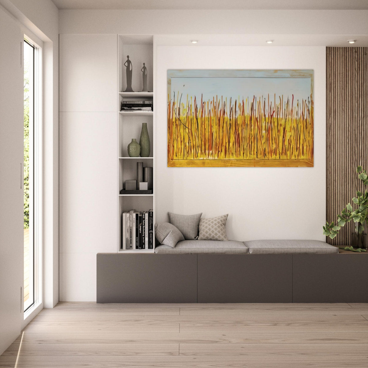 Campo di grano - 1984 - Mario Schifano Art Prints - 100x150 cm / 40x60″ inches | Mario Schifano Poster | Mario Schifano Prints