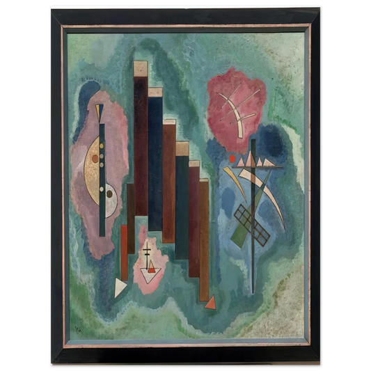 Wassily Kandinsky - DOWNWARDS 1929  75x100 cm / 30x40inches Fine Art Poster