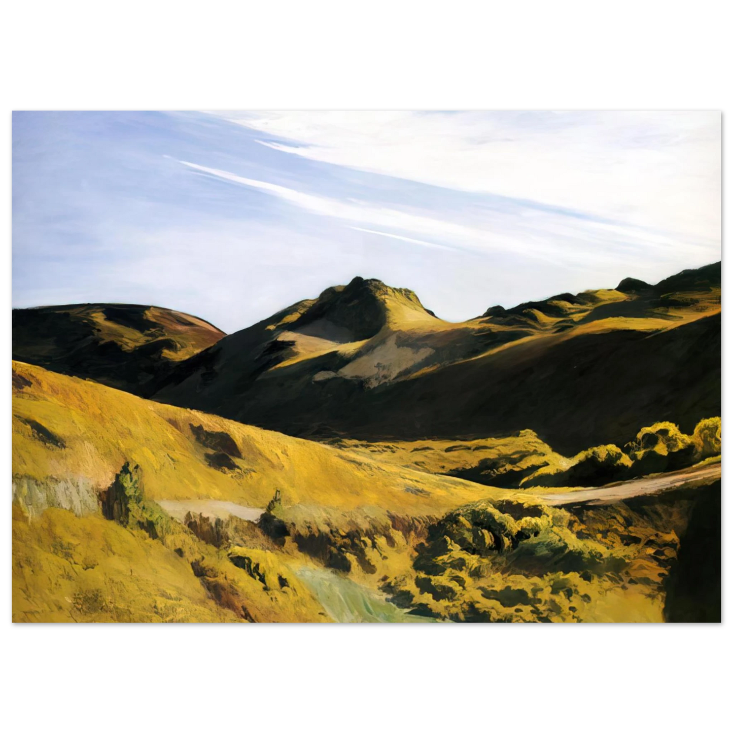 Edward Hopper - The Camel s Hump Fine Art Poster