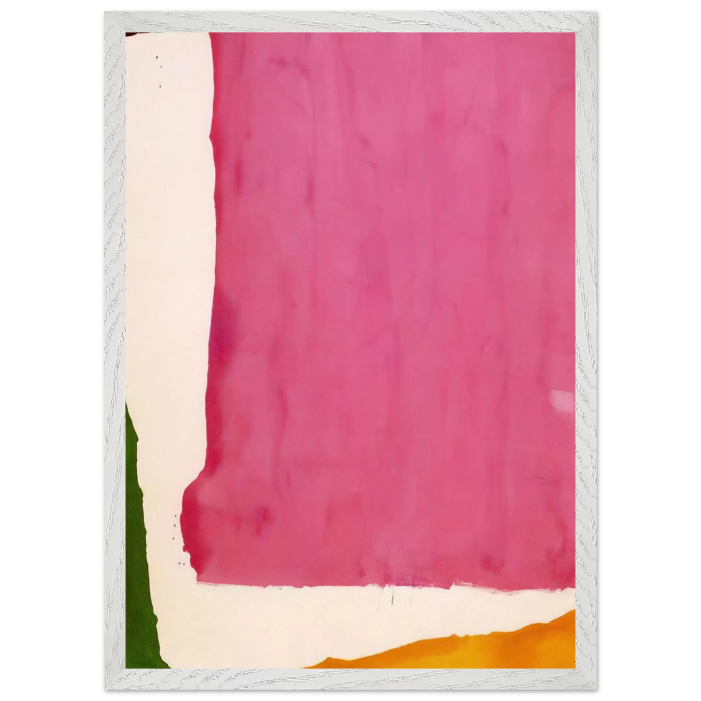Helen Frankenthaler - Mauve District - 1966 Wall art - A2 (42 x 59.4  cm) - Premium Wooden Framed Poster With Fine Art Paper-canvas - Wood frame