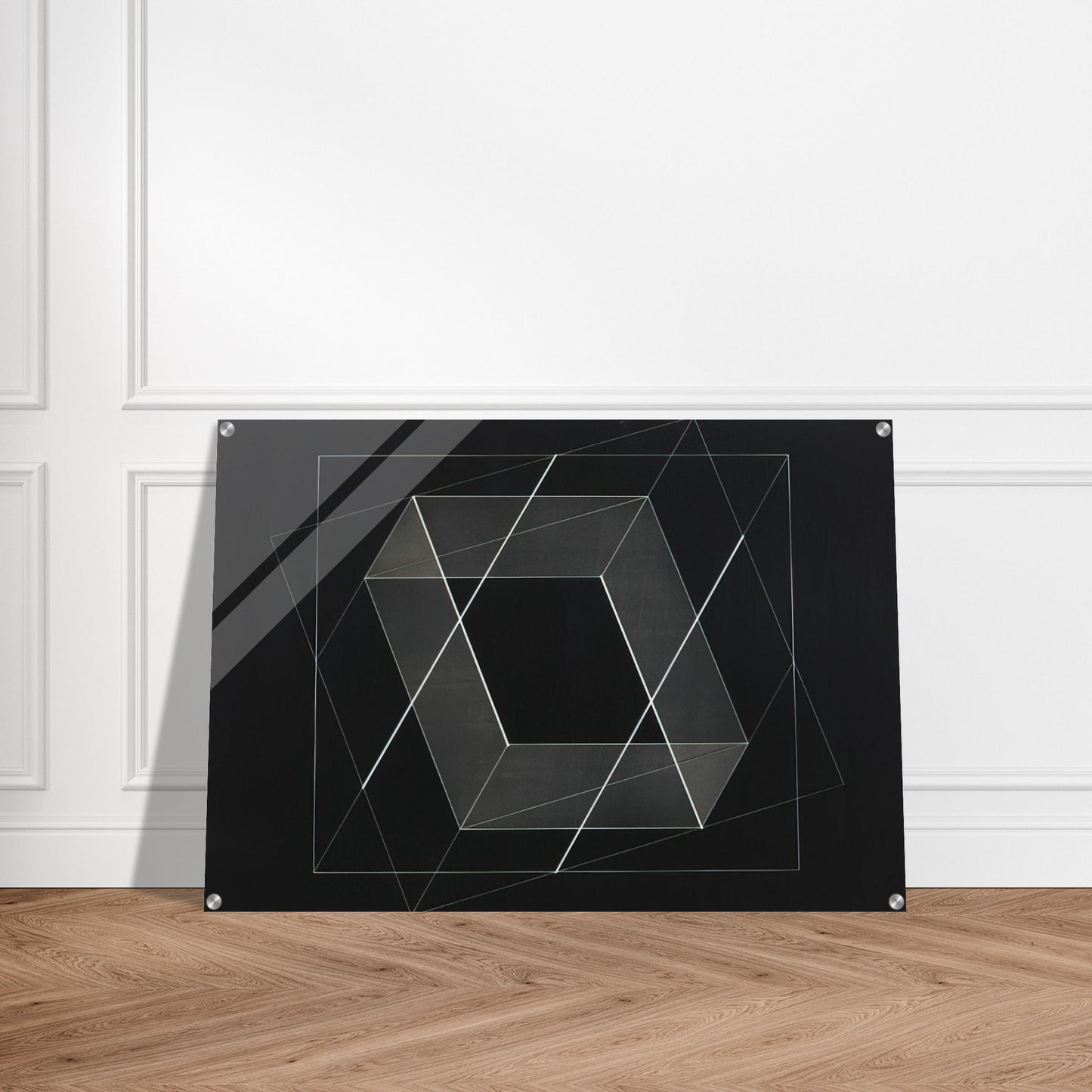 F NO 13 MULTI MOBILE 1952 - Josef Albers Acrylic Print - 70x100 cm / 28x40″ inches | Josef Albers Wall Art | Josef Albers Prints