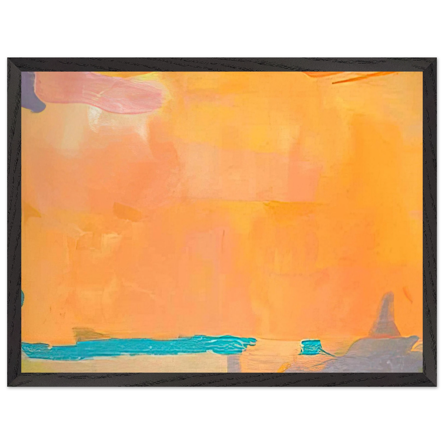 Helen Frankenthaler - Royal Fireworks - 1975 Wall art - 27x35 cm / 11x14 inches - Fine Art Poster-canvas - -