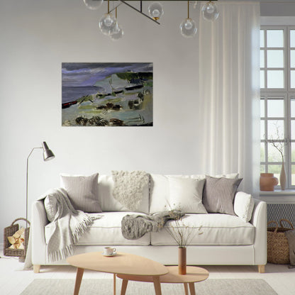 BOATS ON THE BEACH ETRETAT 1920 - Henri Matisse Brushed Aluminum Print - 70x100 cm / 28x40 inches | Henri Matisse Aluminum Print | Henri Matisse Prints